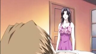 Hentai Step mon หนังโป๊การ์ตูนXXX แม่เลี้ยงแอบซั่มกับลูกชาย เห็นนอนหลับอยู่เลยเข้าไปลูบควย หิวควยจัดสามีไม่อยู่ นมใหญ่ๆขย่มควยแล้วนมเด้ง เย็ดหีแม่ให้น้ำแตกในเลย