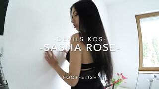 หนังโป๊เย็ดปาก XXXแนวแปลก ไม่เด้าหีเอาควยยักปากให้โมก Sasha Rose ซาช่า โรส ใช้ควยปลอมเย็ดหี Devils Kos ก่อนโดนยัดควยจริงเด้าปากรูดให้เสียว เอาเท้ามาหนีบควยแล้วเย็ด เอาควยเด้าไปเด้ามาน้ำควยแตกใส่ปาก