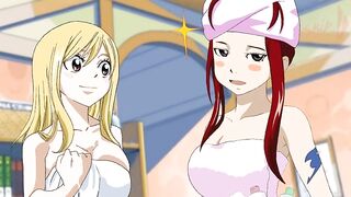 Hentai Fairy Tail การ์ตูนโป๊เด็ด น้องลูซี่เย็ดหีกับนัตสึ แถมเรียกจอมดาบเอลซ่ามาสวิงกิ้งด้วยกัน อนิเมะญี่ปุ่นมาเย็ดสดกันจนแตกใส่นม