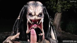 Horror porn ทหารอเมริกาหลงเข้าป่าเจอ Predator เพศหญิงไล่ล่าจับดูดควยกลางป่าลึก