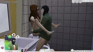 ดูการ์ตูนอนิเมะ3D The sims วิดีโอเกม18+เปรียบเหมือนจริง เย็ดกันแบบสมจริงมาก คู่รักเย็ดกันอยู่ในห้องน้ำ โถส้วมเกือบเเตกกระแทกเเรงจัดxxx