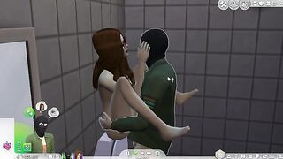 ดูการ์ตูนอนิเมะ3D The sims วิดีโอเกม18+เปรียบเหมือนจริง เย็ดกันแบบสมจริงมาก คู่รักเย็ดกันอยู่ในห้องน้ำ โถส้วมเกือบเเตกกระแทกเเรงจัดxxx