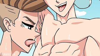 หนังโป็เกย์การ์ตูนวายเฮ็นไท Yaoi ฉบับ18+ อารมณ์เย็ดแบบเอ้าดอร์ญี่ปุ่นxxx นั่งเอาตูดขย่มควยบนม้านั่งริมทางสาธารณะ เลียหัวนมเม็ดตูมของอีกฝ่ายเสียวๆ