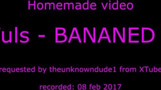 คลิปเกย์ออนไลน์ BANANED SEX เงี่ยนอะไรเบอร์นี้พ่อหนุ่ม ไม่มีคนมาเย็ดตูดเลยต้องใช้กล้วยเย็ดรูดตูดตัวเอง