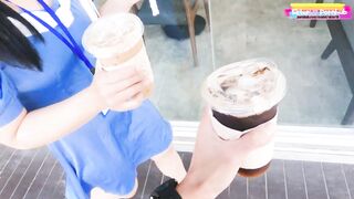 ไกด์สาวพาทัวร์เชียงใหม่ คลิปโป้ไทยพรฮับ กินกาแฟที่อเมซอน แล้วเข้าม่านรูดไปเย็ดกัน เสียงไทยชัด