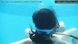 ถ่ายหนังโป๊ xกลางแจ้ง เย็ดกันใต้น้ำ porn underwater ลงทุมสวมหน้ากากใส่อ็อกซิเจนเพื่อเย็ดกันเต็มคลิปแบบ