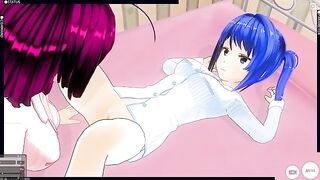 3D HENTAI การ์ตูนโป๊เลสเบี้ยน YURI รุ่นพี่สอนรุ่นน้องเย็ด จับเลียหีตีฉิ่งการ์ตูน จกหีแหย่หีครางเสียว เลสเบี้ยนมังงะ18+ หีบดหีเสียวๆ E621