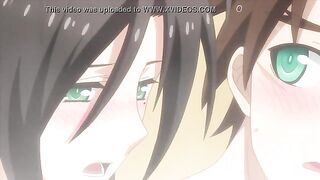 การ์ตูนโป๊ 18+ อาบน้ำกับแฟนครั้งแรกโดนนมถูหลัง จนหำแข็ง e hentai แล้วจับแฟนเย็ดหีในห้องน้ำ กระแทกหีจนน้ำตาแตก แล้วแหกหีล้าง