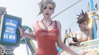 XXXX การ์ตูนโป๊จากเกมฝรั่ง Overwatch 3D Porn แหวกชุกวันพีช แล้วกระแทกหี ให้ผู้หญิงขึ้นบนขย่มควย โดนควยคนเหล็ก มีจุกมดลูกแน่ๆ