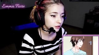 18yo youtuber วัยรุ่นสาวขาวเนียนดู Hentai Anime18+ แล้วเกี่ยวเบ็ดช่วยตัวเองหีเนียนไร้ขนน่ายกซดมากๆ xxx