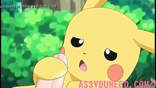 Porn Pokemon หนังxการ์ตูนโป๊เฮ็นไท นักล่าโปเกม่อน เจอสาวสวยหลงทางอยู่ เลยช่วยสงเคราะห์เอาน้ำควยให้กิน แล้วเย็ดแตกในใส่หีไปอีกน้ำนึง