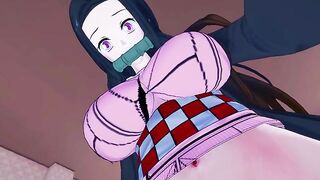 Demon Slayer อนิเมะโป๊ดาบพิฆาตอสูร Nezuko ตัวละครหญิงหลักที่ถูกคำสาปให้เป็นปีศาจบ้าควย ที่ต้องหาผู้ชายมาเย็ดแบบไม่ซ้ำหน้าด้วยท่า xxx