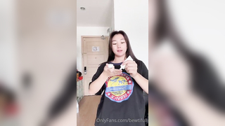 คลิปหลุดใหม่ onlyfans สาวแว่นน้องใหม่ Bewtifull