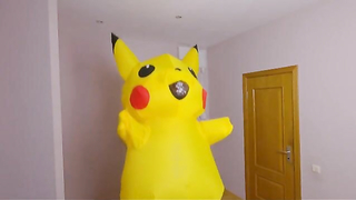 หนังเอ็กฝรั่ง pornhub ฟรี Pikachu riding big cock สาวแต่งปิกาจูอ้อนผัวเย็ดหีน้ำแตกใน