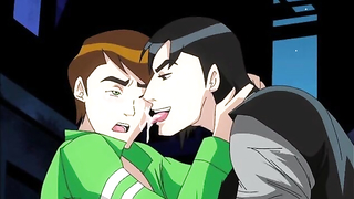 การ์ตูนโป๊3Dล้อเลียน Ben 10 XXX หนุ่มเบ็นเท็นร่างสายเหลืองเย็ดกับรุ่นพี่ควยใหญ่ โดนจับอุ้มแตงกระเด้ารูตูดเย็ดอย่างมันส์ เอาควยเสียบมิดลำเย็ดประตูหลังนํ้าเงี่ยนแตกกระจายร้องครางเสียวเจ็บตูด