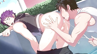 คลิปเกย์หลุด Hot boy anime gay วัยรุ่นญี่ปุ่นหนุ่มนัดเย็ดคู่ขา อ้าตูดเย็ด